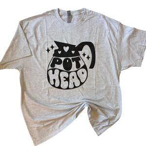 Brand New Pot Head Graphic T-Shirt - Size XL
